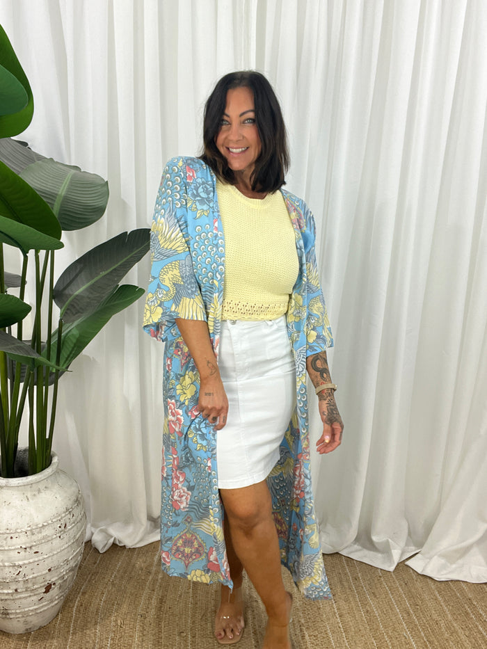 Bodhi Kimono- Baby Blue