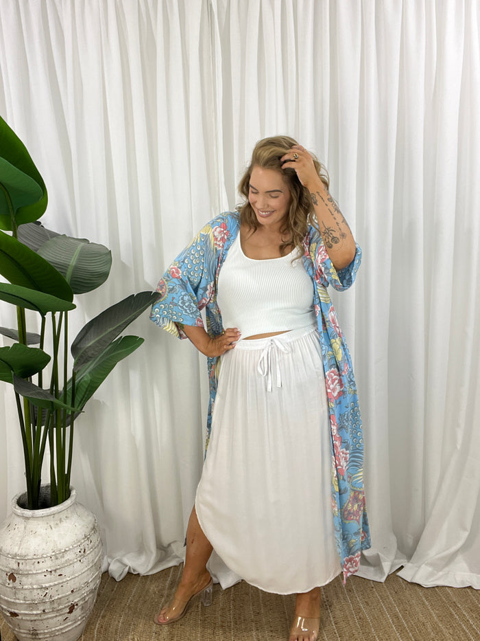 Bodhi Kimono- Baby Blue