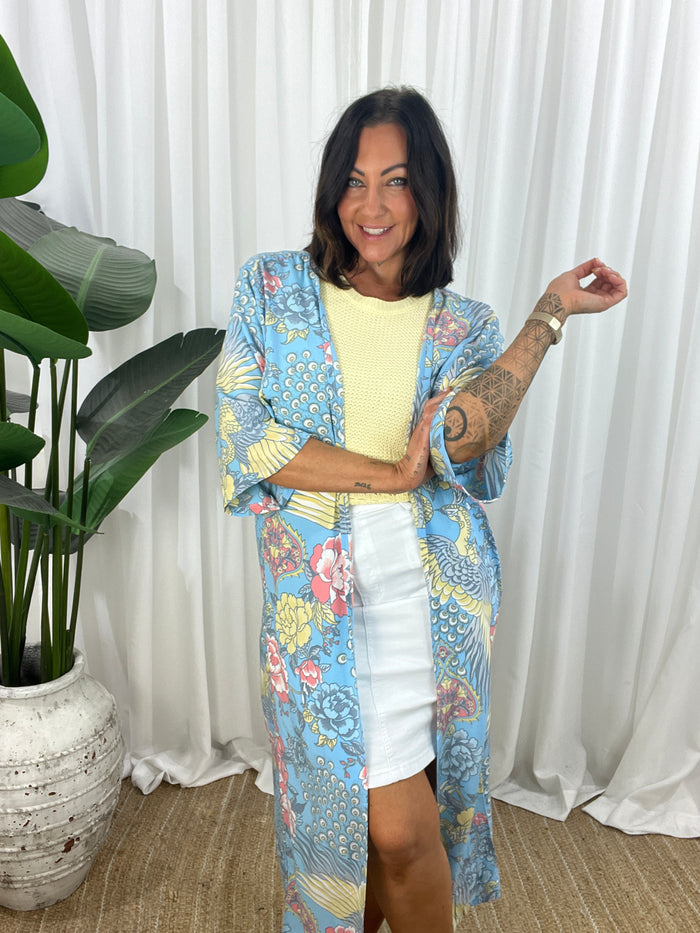 Bodhi Kimono- Baby Blue