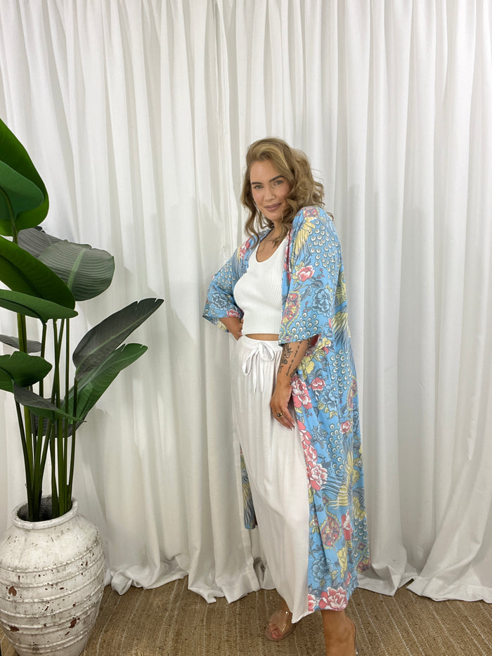 Bodhi Kimono- Baby Blue