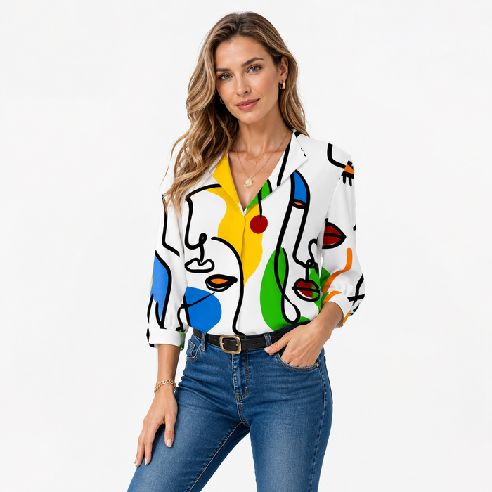 Boho blouse for women with V neck, knot front and batwing sleeves for office and weekend styling, with easy wardrobe pairing.