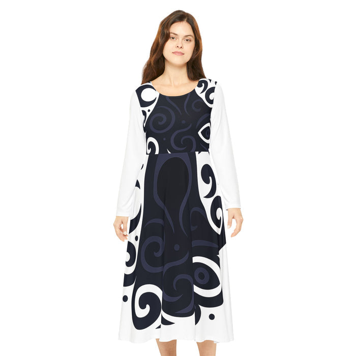 Boho Chic Women’s Long Sleeve Dance Dress
