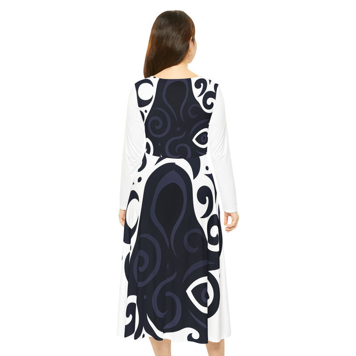 Boho Chic Women’s Long Sleeve Dance Dress