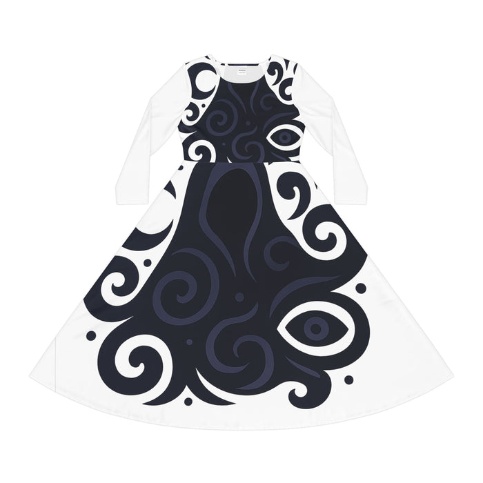 Boho Chic Women’s Long Sleeve Dance Dress