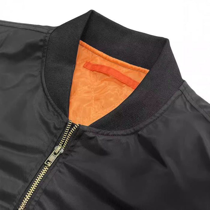 Timeless Men's Baseball Jacket Matcha – Group Shot in Outdoor Setting