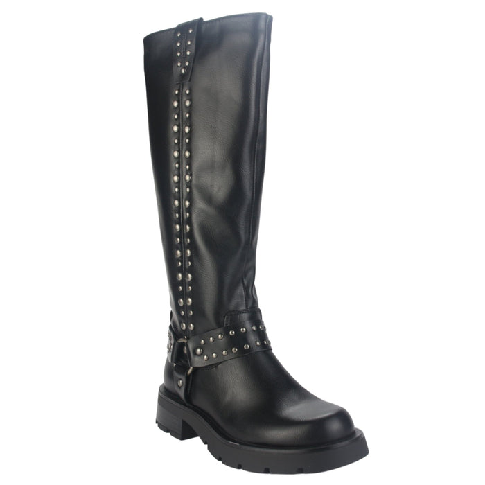 Bota Chalada Mujer Tati-1 Negro Casual Botas Taco Chalada