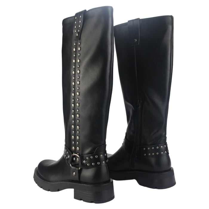Bota Chalada Mujer Tati-1 Negro Casual Botas Taco Chalada