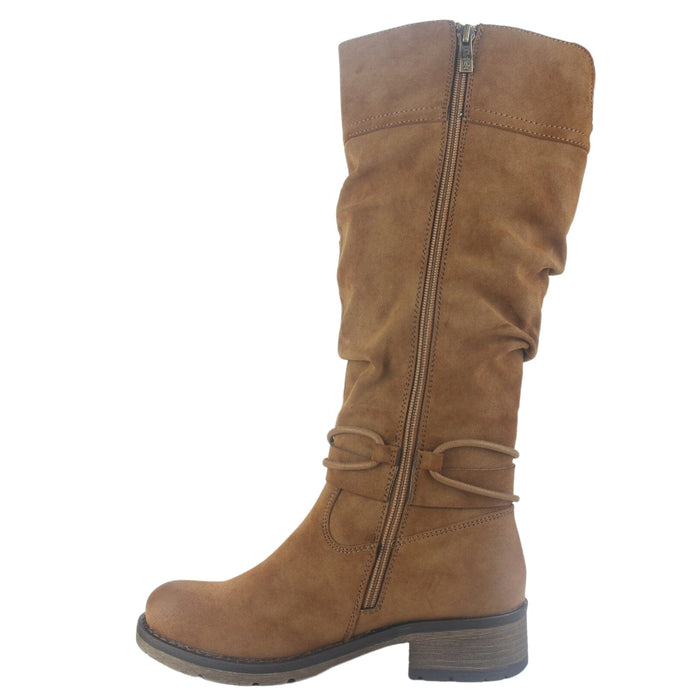 Bota Chalada Mujer Torri-30 Camel Casual Botas Taco Chalada