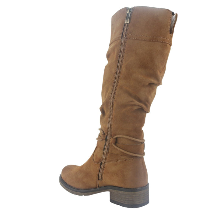 Bota Chalada Mujer Torri-30 Camel Casual Botas Taco Chalada
