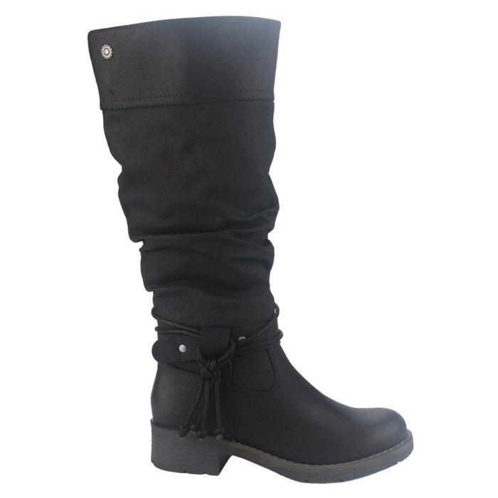 Bota Chalada Mujer Torri-30 Negro Casual Botas Taco Chalada