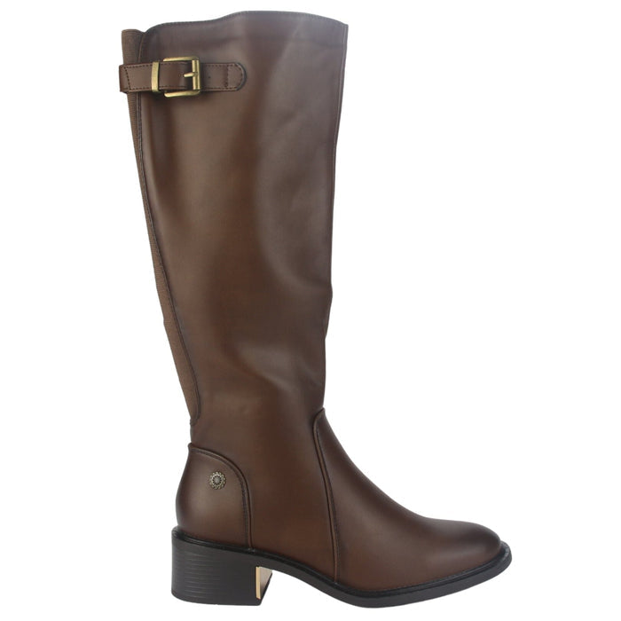 Bota Chalada Mujer Traffam-60 café Casual Botas Taco Chalada