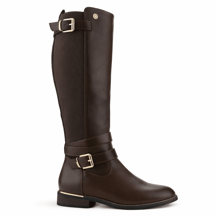 Bota Chalada Mujer Traffam-60 café Casual Botas Taco Chalada