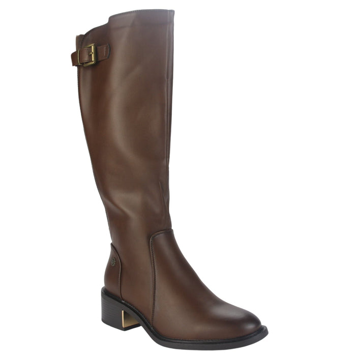 Bota Chalada Mujer Traffam-60 café Casual Botas Taco Chalada