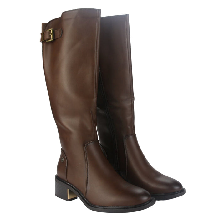 Bota Chalada Mujer Traffam-60 café Casual Botas Taco Chalada