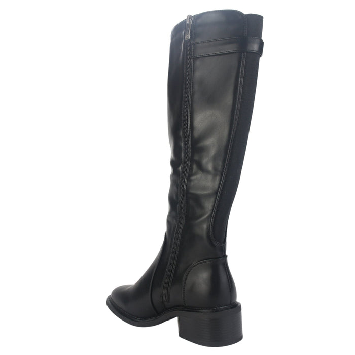Bota Chalada Mujer Traffam-60 Negro Casual Botas Taco Chalada