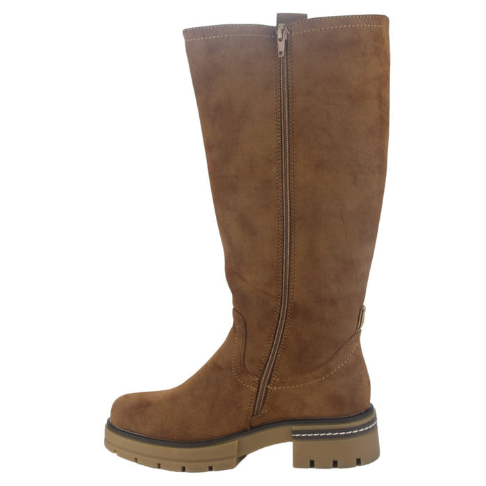 Bota Chalada Mujer Trini-2 Camel Casual Botas Taco Chalada