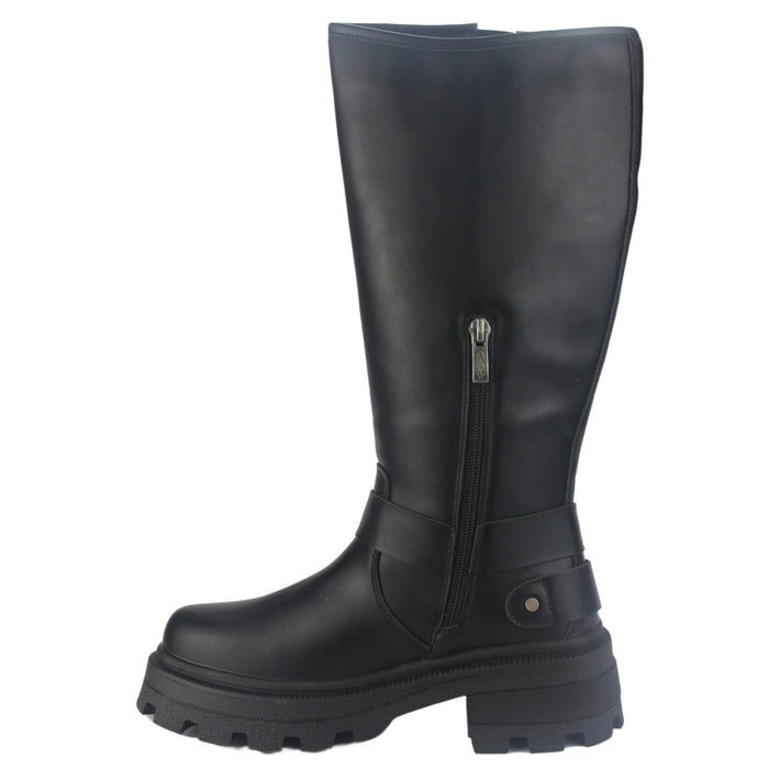 Bota Chalada Mujer Triva-1 Negro Casual Botas Plataforma Chalada