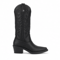 Bota Chalada Mujer West-22 Negro Casual Botas Taco Chalada