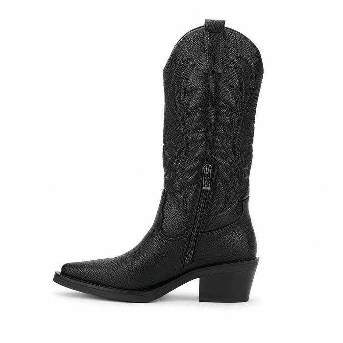 Bota Chalada Mujer West-22 Negro Casual Botas Taco Chalada