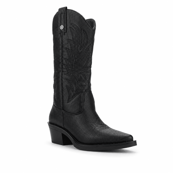 Bota Chalada Mujer West-22 Negro Casual Botas Taco Chalada