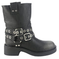Botin Chalada Mujer Biker-5 Negro Casual Botines Plataforma Chalada