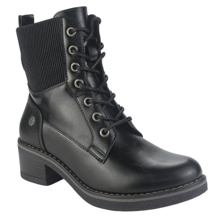 Botin Chalada Mujer Brike-2 Negro Casual Botines Taco Chalada