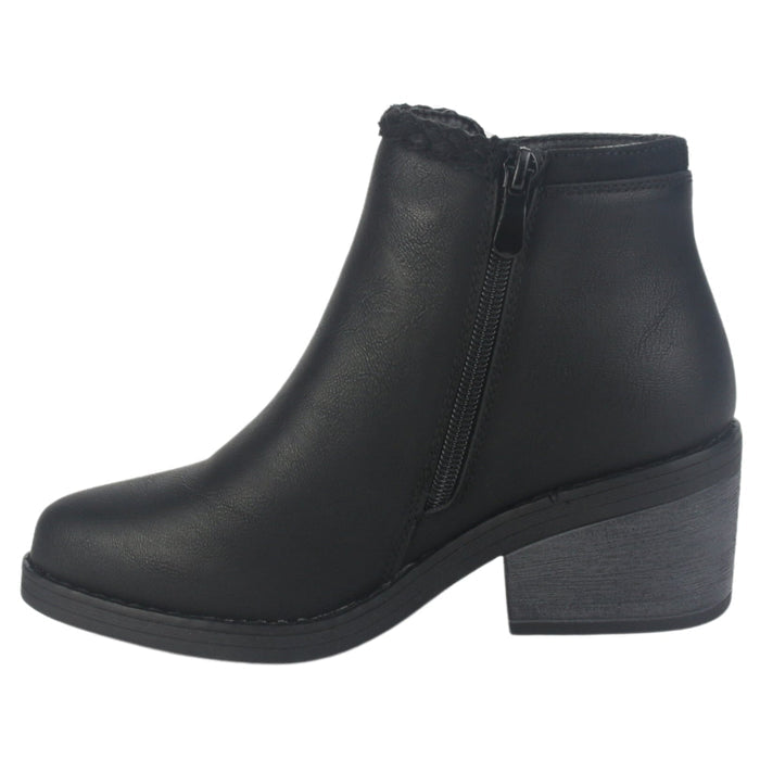 Botin Chalada Mujer Camp-50 Negro Casual Botines Taco Chalada