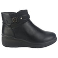 Botin Chalada Mujer Curve-5 Negro Casual Botines Taco Chalada