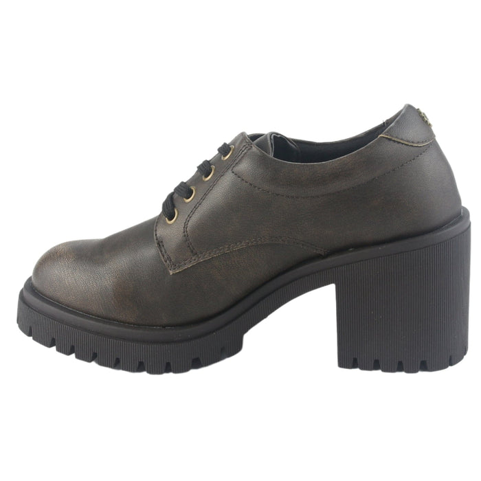 Botin Chalada Mujer Jordi-1 Café Casual Botines Taco Chalada