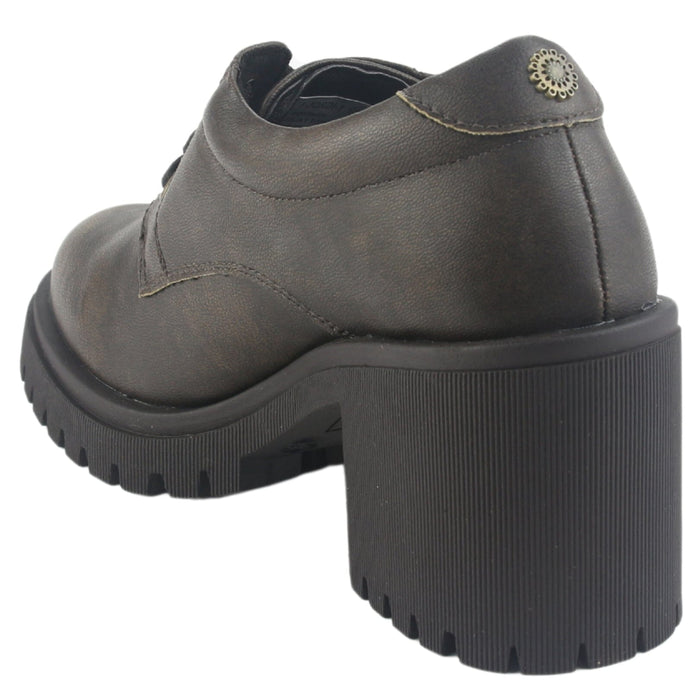 Botin Chalada Mujer Jordi-1 Café Casual Botines Taco Chalada