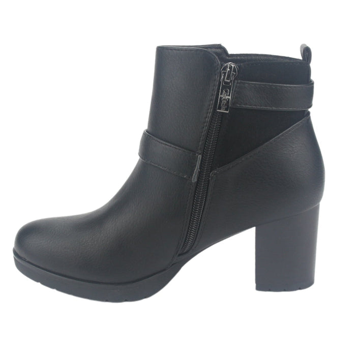 Botin Chalada Mujer Lelia-1 Negro Casual Botines Taco Chalada