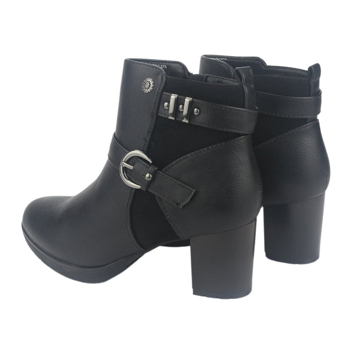 Botin Chalada Mujer Lelia-1 Negro Casual Botines Taco Chalada