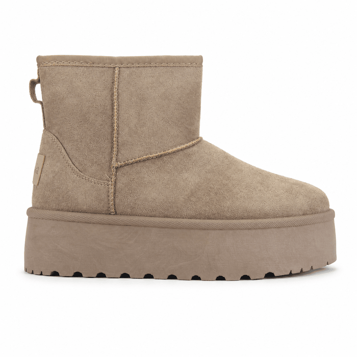 Botin Chalada Mujer Pinguih-2 Taupe Casual Pantuflas Chalada