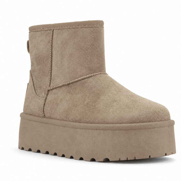 Botin Chalada Mujer Pinguih-2 Taupe Casual Pantuflas Chalada