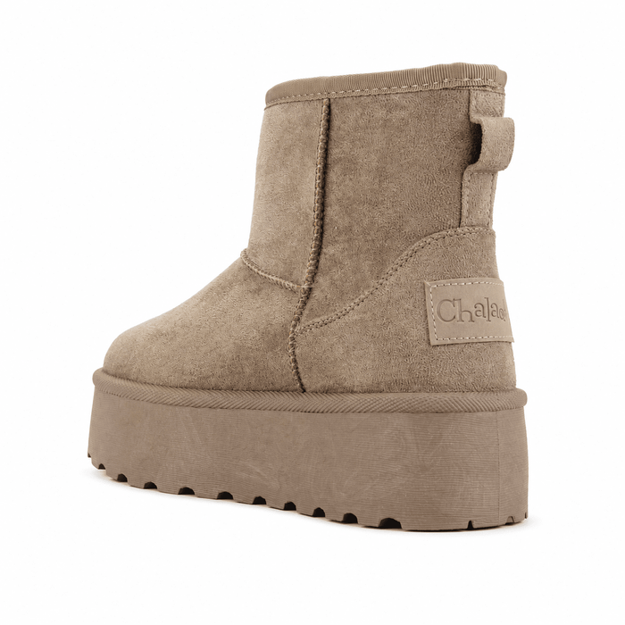 Botin Chalada Mujer Pinguih-2 Taupe Casual Pantuflas Chalada