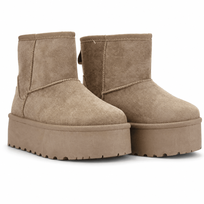 Botin Chalada Mujer Pinguih-2 Taupe Casual Pantuflas Chalada