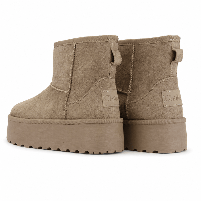 Botin Chalada Mujer Pinguih-2 Taupe Casual Pantuflas Chalada