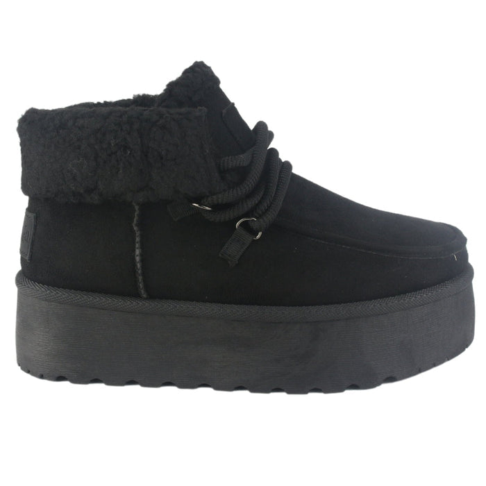 Botin Chalada Mujer Pinguih-4 Negro Casual Pantuflas Chalada