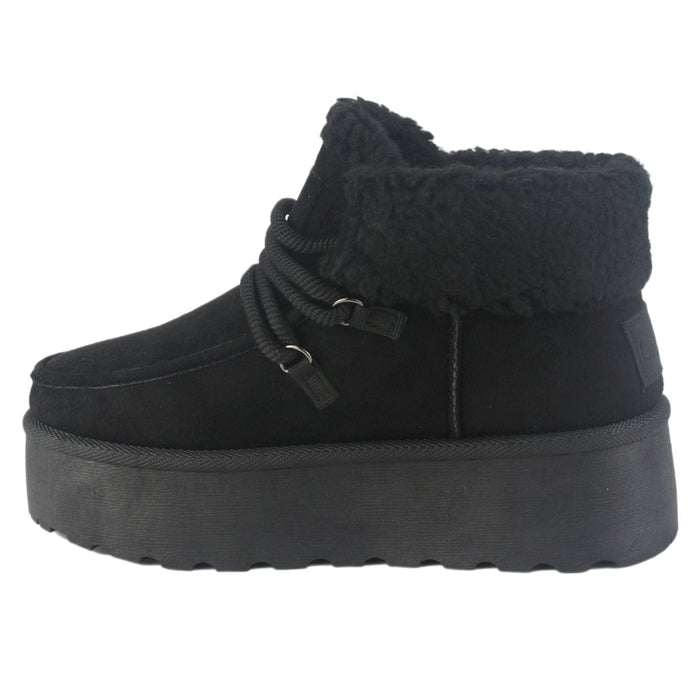 Botin Chalada Mujer Pinguih-4 Negro Casual Pantuflas Chalada