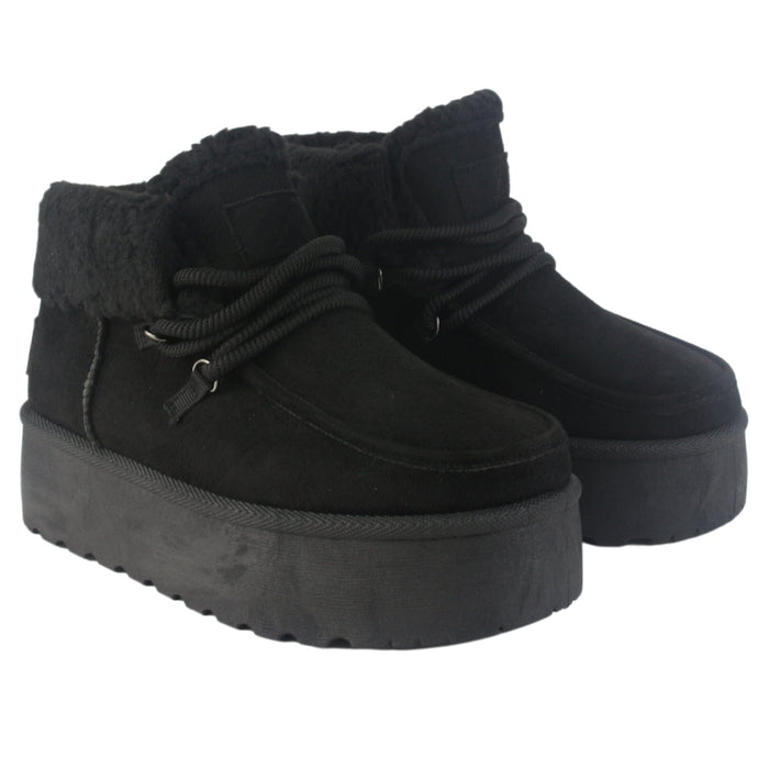 Botin Chalada Mujer Pinguih-4 Negro Casual Pantuflas Chalada