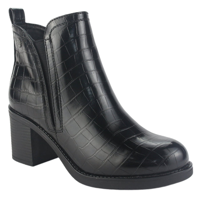 Botin Chalada Mujer Prata-6 Negro Casual Botines Taco Chalada