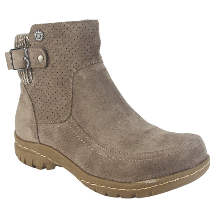 Botin Chalada Mujer Qual-5 café Casual Botines Taco Chalada