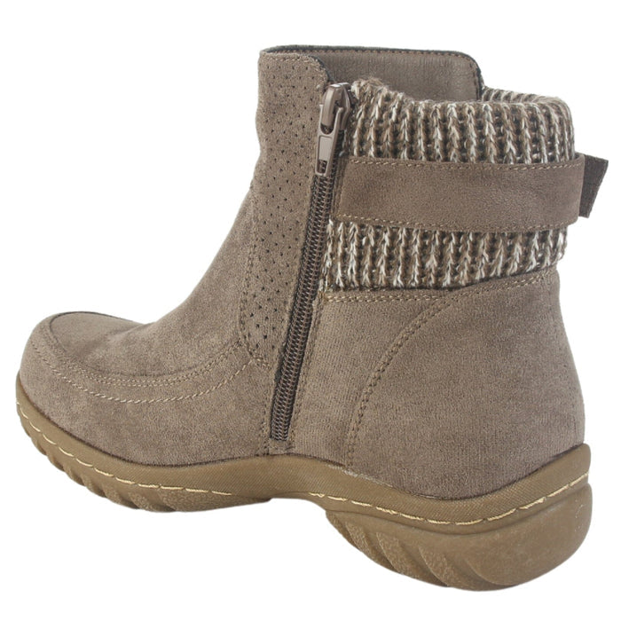 Botin Chalada Mujer Qual-5 café Casual Botines Taco Chalada