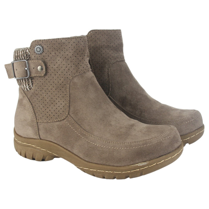 Botin Chalada Mujer Qual-5 café Casual Botines Taco Chalada