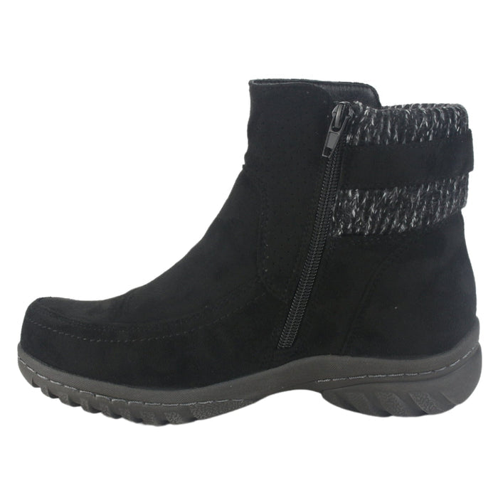 Botin Chalada Mujer Qual-5 Negro Casual Botines Taco Chalada