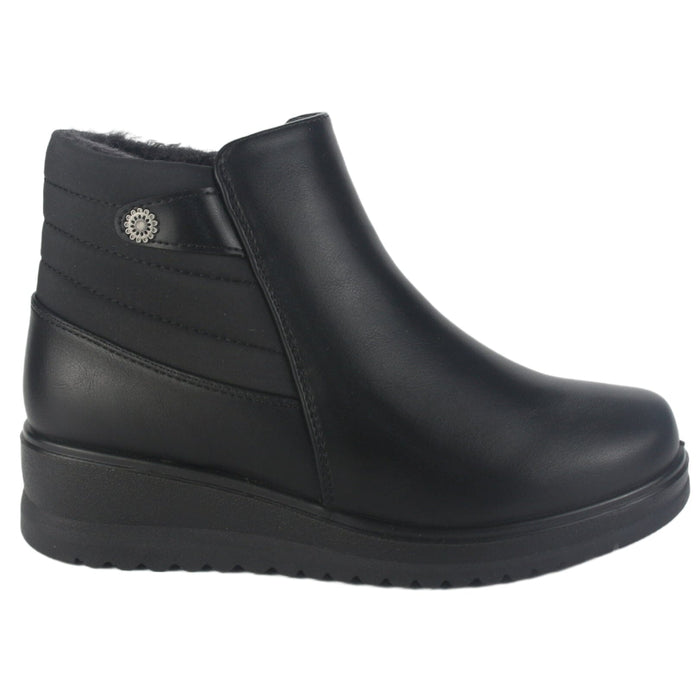 Botin Chalada Mujer Rayo-2 Negro Casual Botines Plataforma Chalada