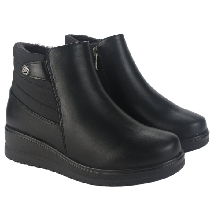 Botin Chalada Mujer Rayo-2 Negro Casual Botines Plataforma Chalada