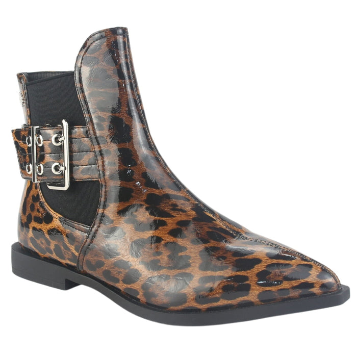 Botin Chalada Mujer Slik-10 Print Casual Botines Taco Chalada