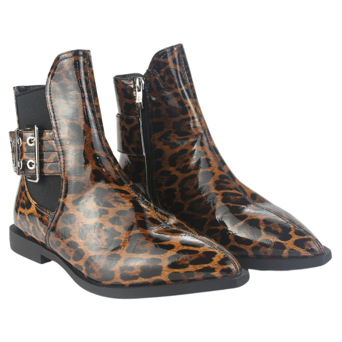 Botin Chalada Mujer Slik-10 Print Casual Botines Taco Chalada
