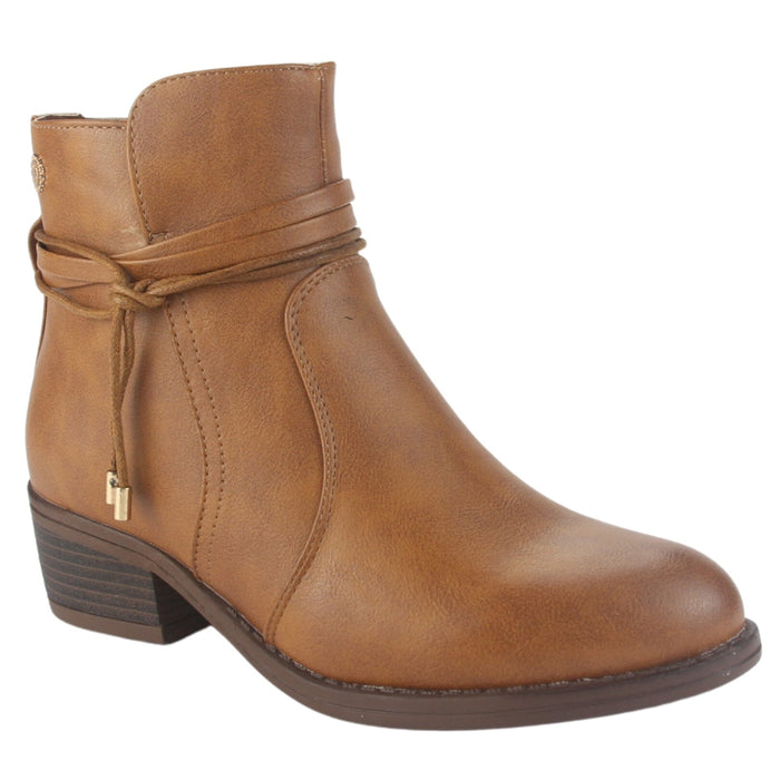 Botin Chalada Mujer Trosi-1 Café Casual Botines Taco Chalada